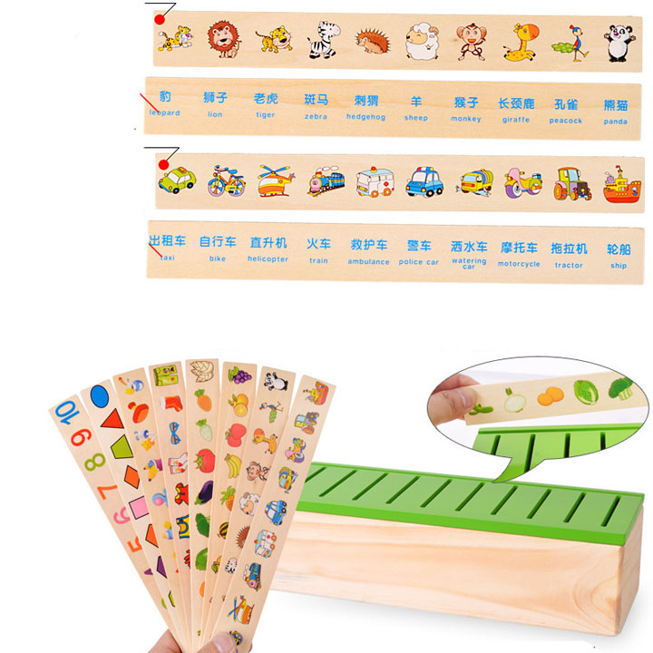 Hộp thả hình nhận biết cho trẻ đồ chơi giáo dục