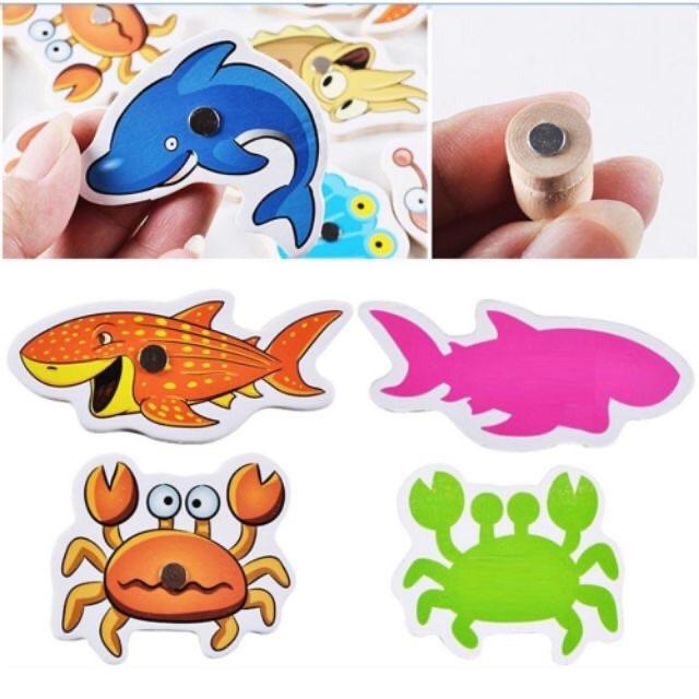 Bộ Đồ Chơi Câu Cá Bằng Gỗ