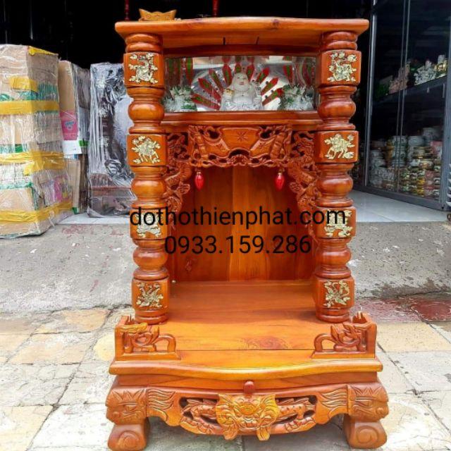 Bàn thờ thần tài ông địa gỗ tràm 50×50×81