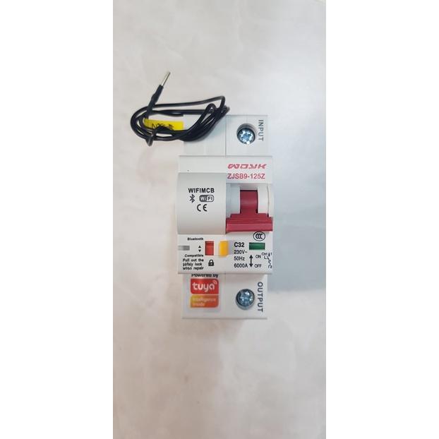 Aptomat MCB thông minh Wifi/ Zigbee điều khiển từ xa qua điện thoại, Công suất 80A - 1P, 2P, 3P,4P Điều khiển giọng nói
