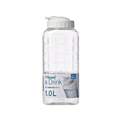 Bình đựng nước nhựa Lock&amp;Lock Chess Water Bottle 1.0L/1.5L Nắp màu trắng