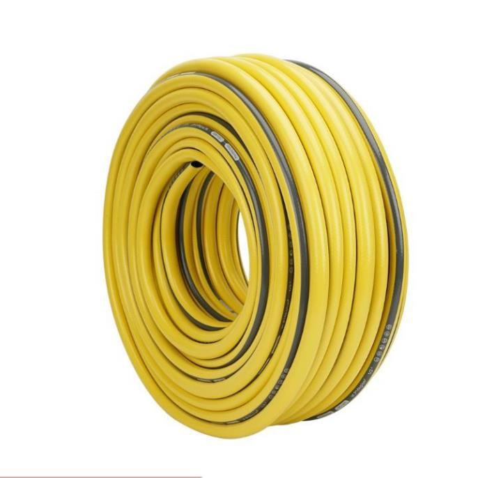 Bộ dây vòi xịt nước rửa xe, tưới cây . tăng áp 3 lần, loại 20m 206701 đầu đồng, cút, nối đen