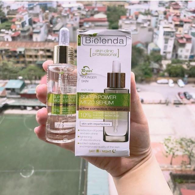 Serum huyết thanh tươi Bielenda cho da dầu mụn se khít chân lông