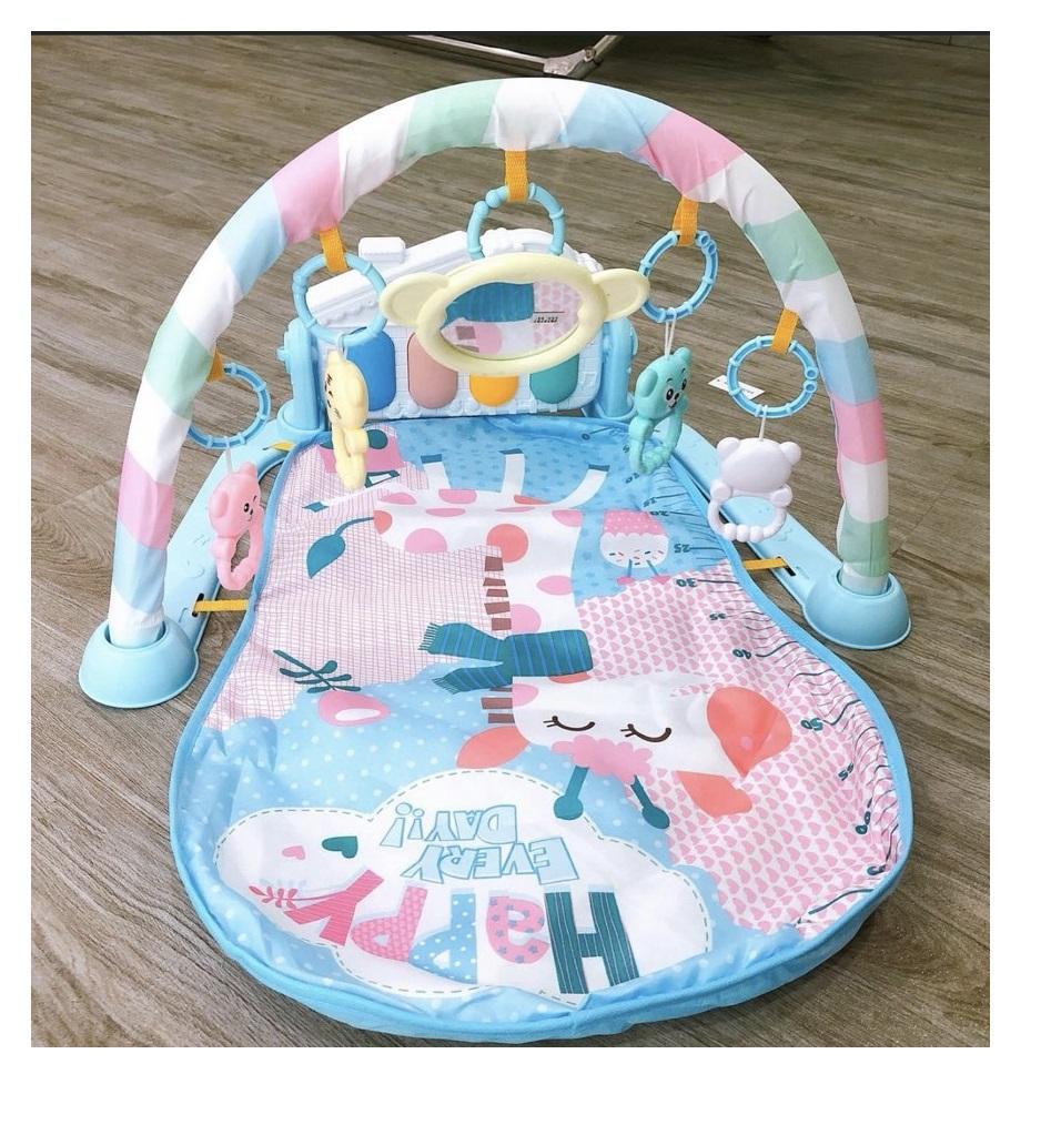 Thảm Nằm Chơi Có Nhạc Nhiều Màu Sắc Cho Bé - Vận Chuyển Miễn Phí Toàn Quốc