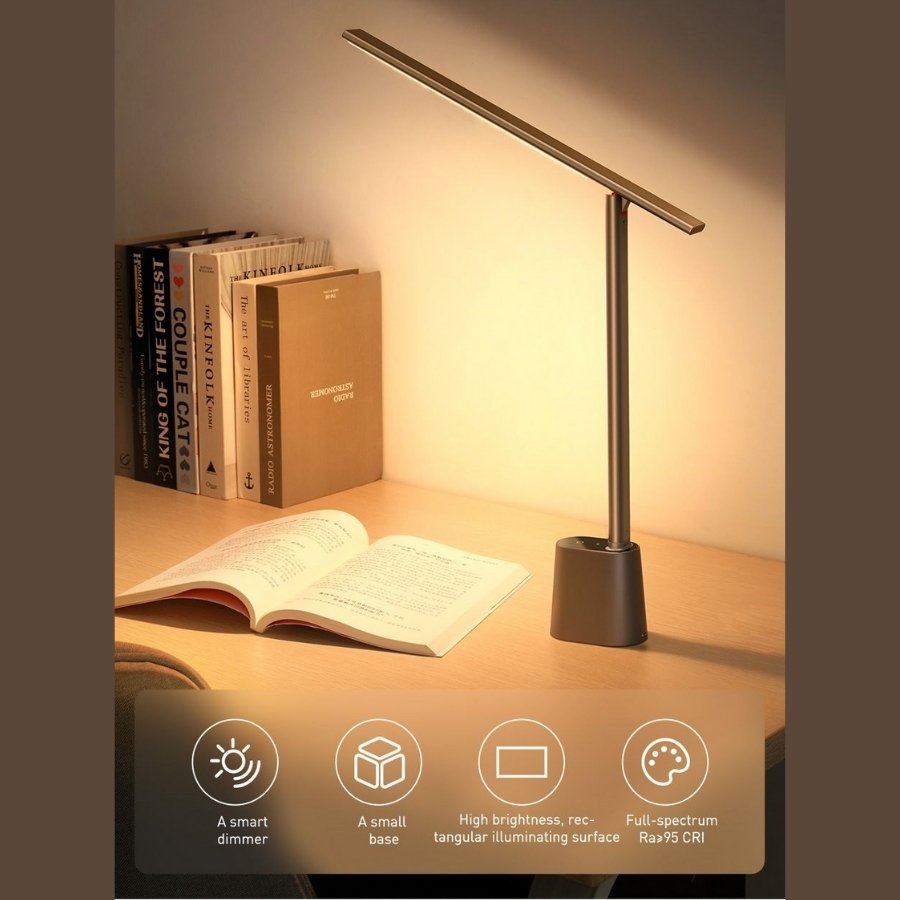 Đèn để bàn thông minh Baseus Smart Eye Series Charging Folding Reading Desk Lamp - LVP007 [Hàng Chính Hãng