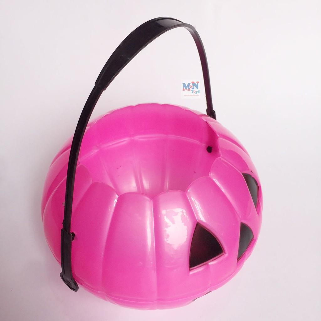 Xách bí ngô đẹp Halloween đường kính 20cm