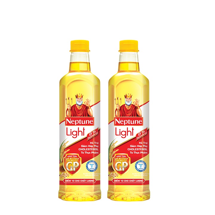 Combo 2 chai Dầu Ăn Neptune Light 1L