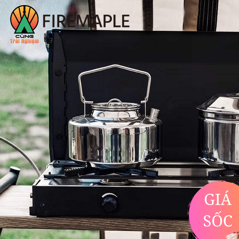 [CHÍNH HÃNG] Ấm Đun Nước 1L Antarcti Thép Không Gỉ Fire Maple Chuyên Dụng Dã Ngoại Antarcti stainless steel kettle  FMI-KETTLE01