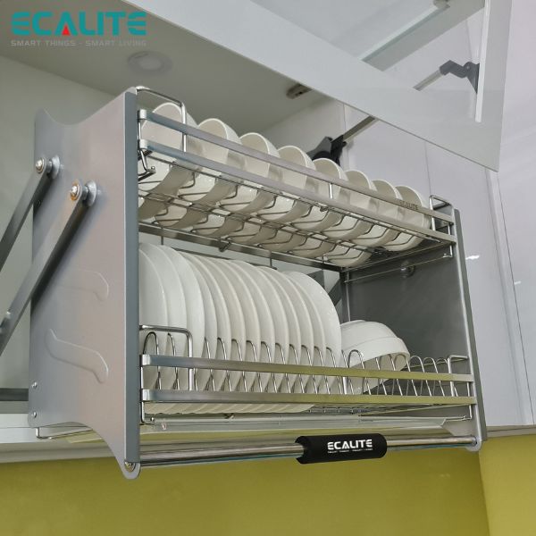 Kệ chén di động tủ trên Lift-Basket Ecalite EL-BL70SS