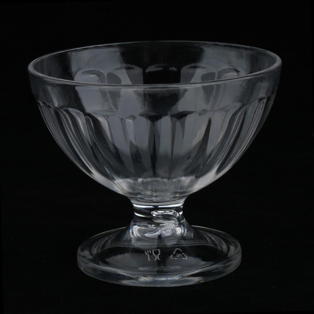 Clear Acrylic Ice Cream Cup Sundae Cup Fruit Dessert Bowl Milkshake Cup #1