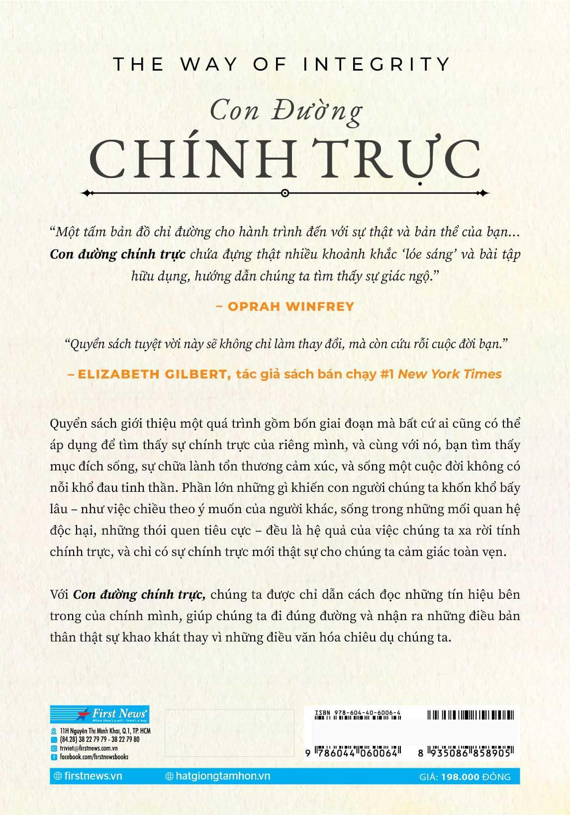 Sách - Con Đường Chính Trực