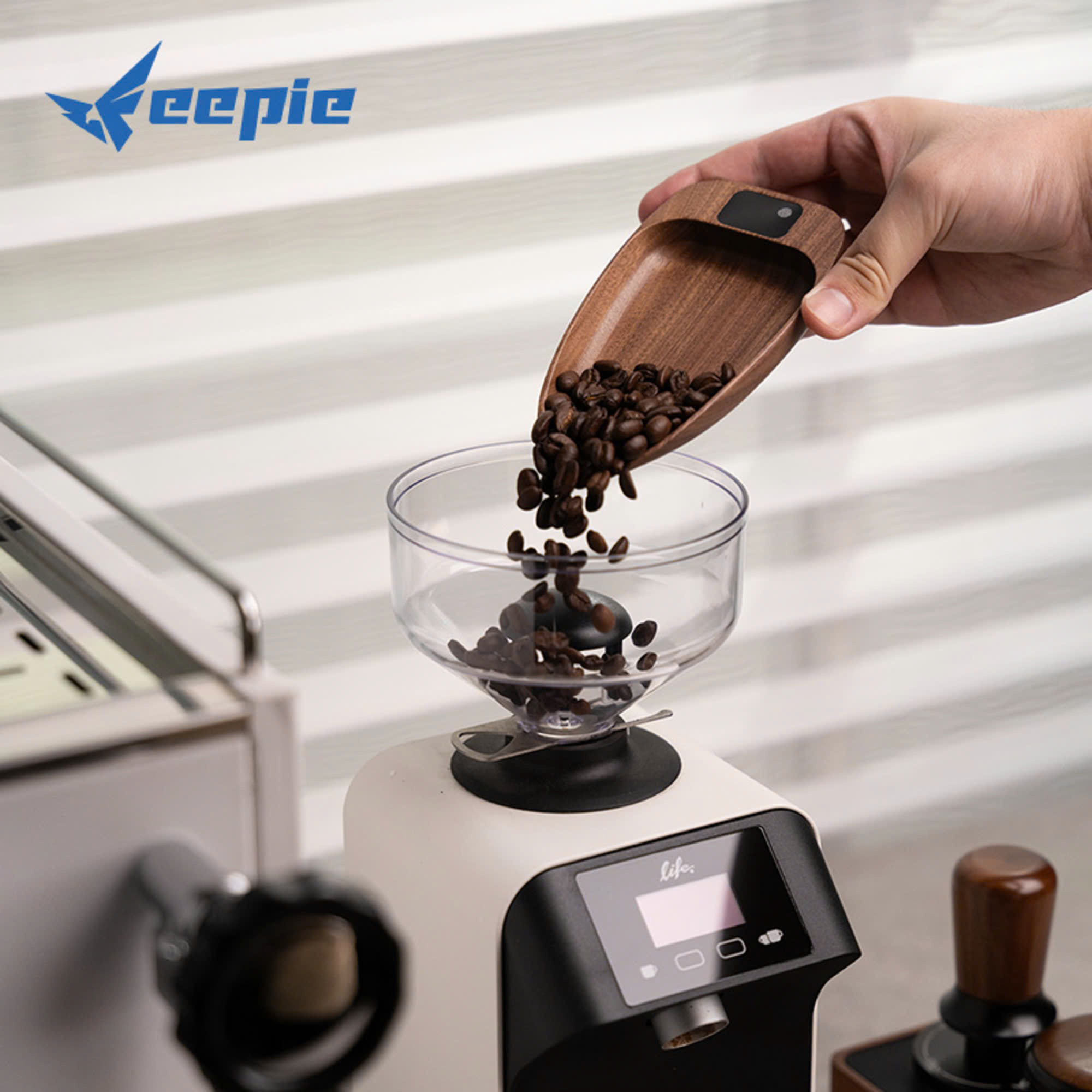 Cân điện tử gỗ tự nhiên cân cà phê cân trà