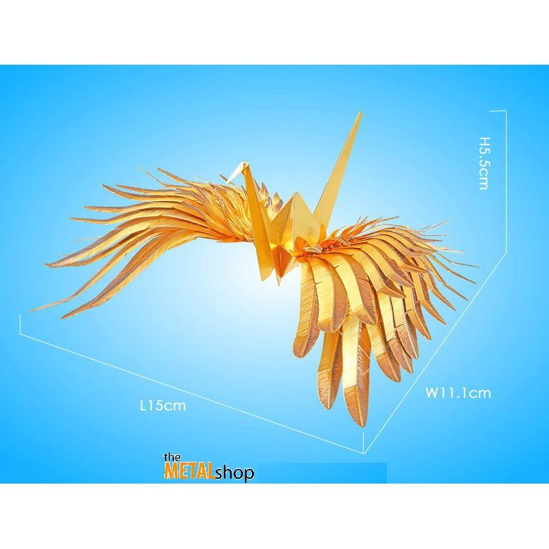 Mô hình lắp ghép kim loại động vật sơn màu