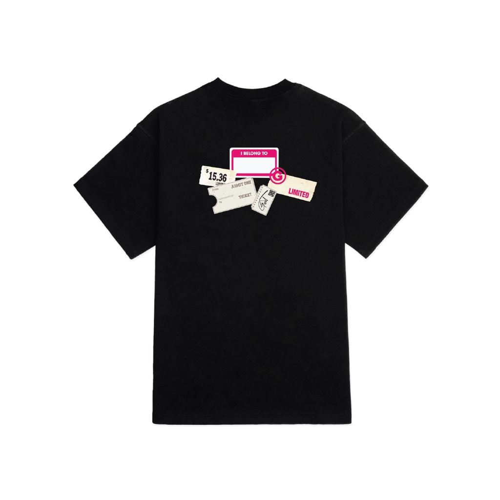 Áo thun Memories Basic Tee unisex nam nữ form rộng, tay lỡ, cổ tròn màu đen, trắng, xanh, nâu