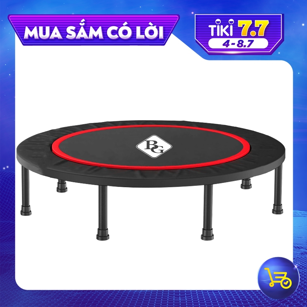 BG Sàn nhún lò xo cao cấp Trampoline 40INCH - 40 INCH có tay vịn (100x100cm) - Hàng nhập khẩu