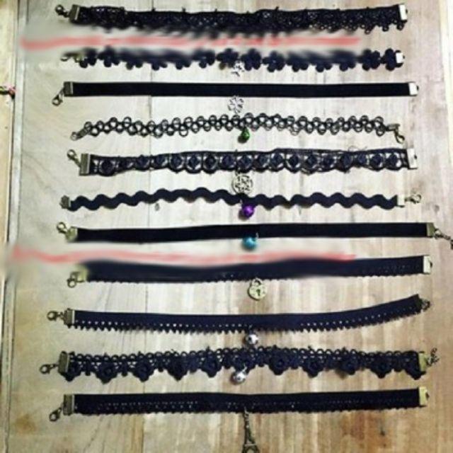 Vòng cổ tatoo , choker( set 10 chiếc ngẫu nhiên