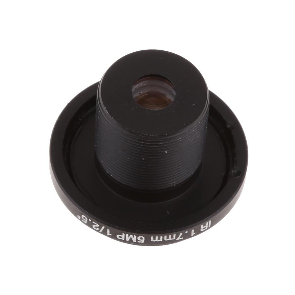 HD 5mp Fisheye 1.7mm CCTV Lens Wide Angle 1/2.5'' M12 IR Board For IP Camera