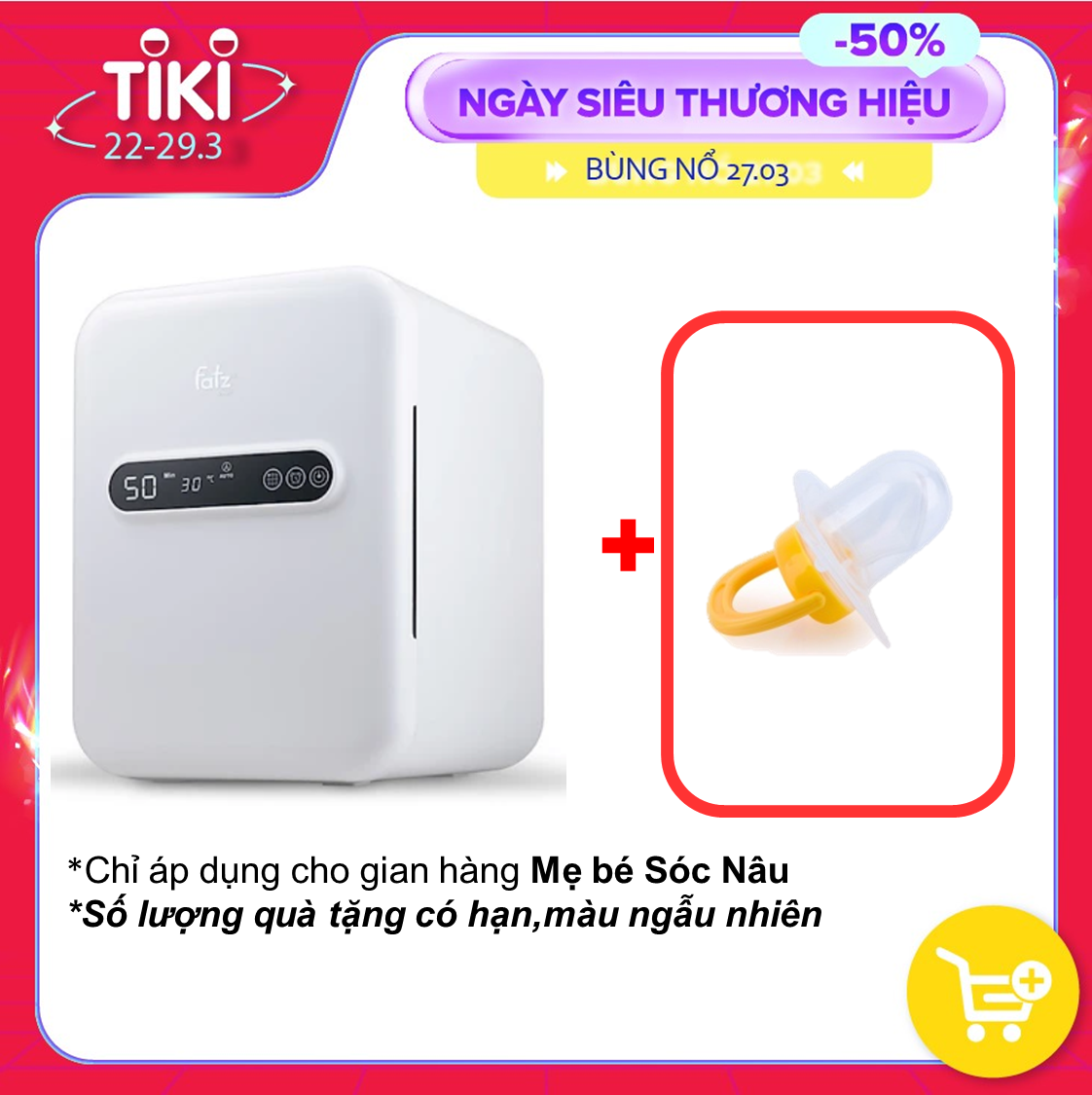 Máy Tiệt Trùng Sấy Khô bằng tia Fatzbaby UV Super 2 FB4706SL