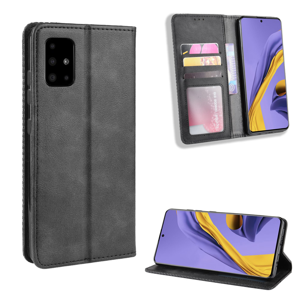 Bao da dạng ví, nam châm dành cho Samsung Galaxy A71 Luxury Leather Case - Hàng nhập khẩu