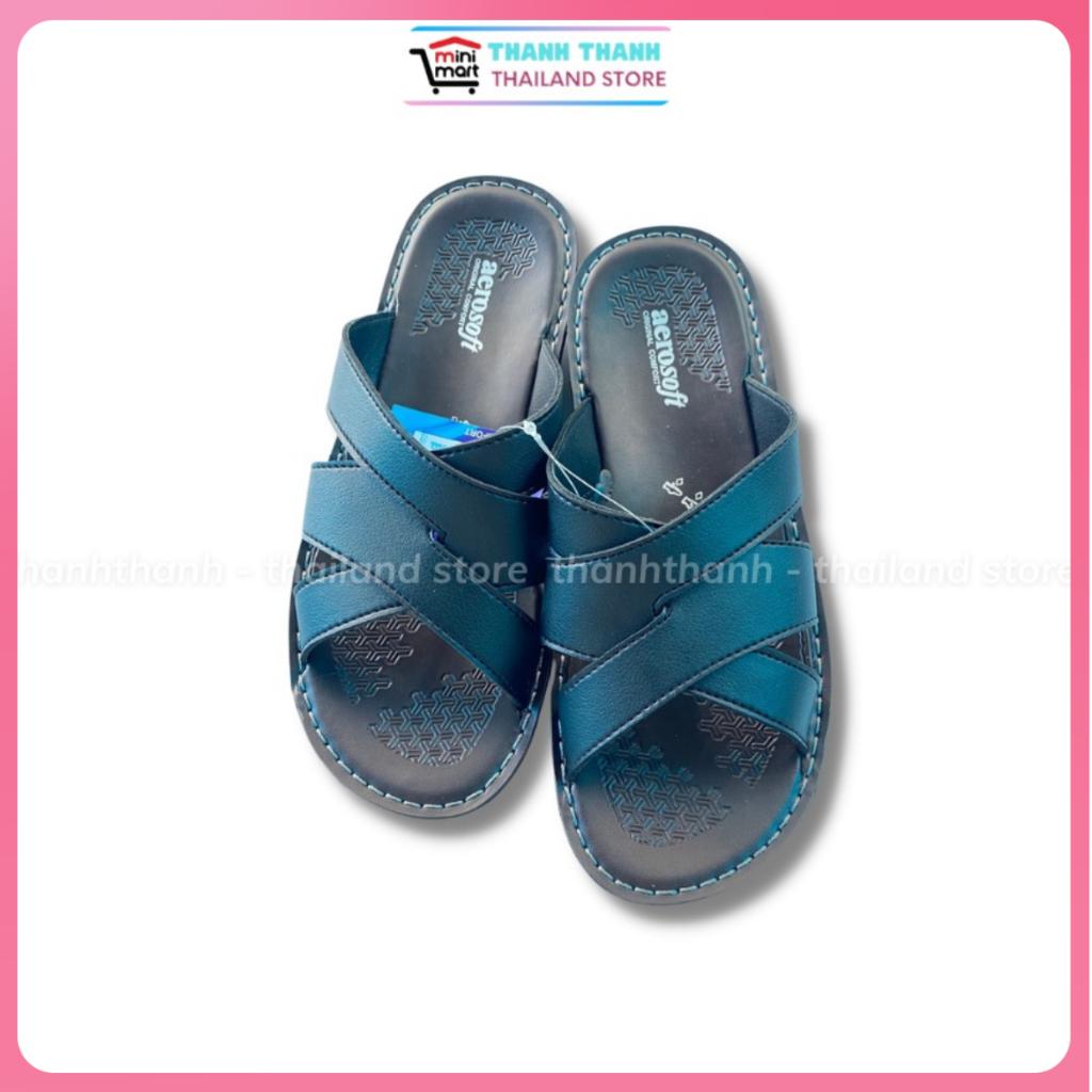 Dép Nam Quai Ngang AEROSOFT 0336 Siêu Bền, Không Gây Hôi Chân - Thanh Thanh Store