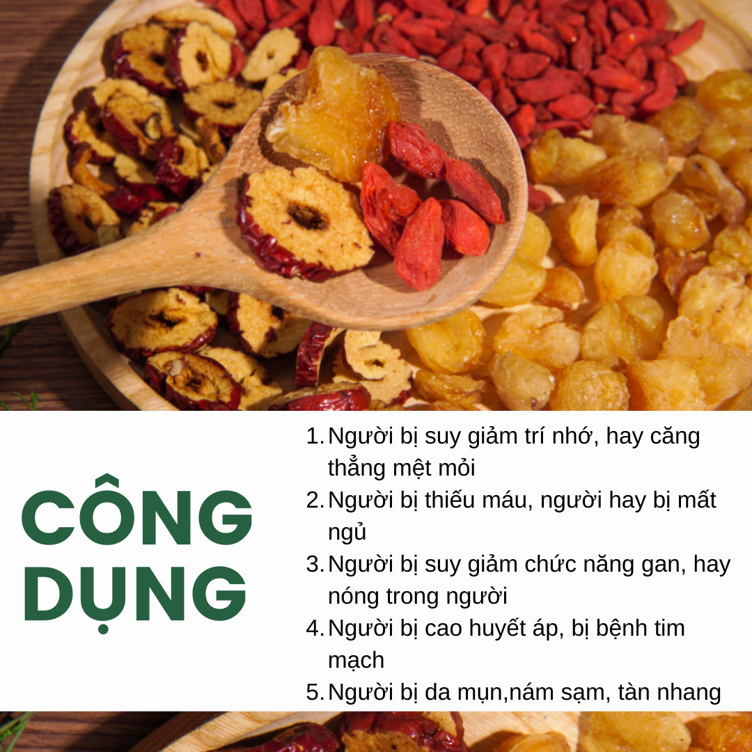 Trà Dưỡng Tâm SIÊU THỊ THIÊN NHIÊN Hỗ Trợ Giải Tỏa Căng Thẳng, Dưỡng Da, Tăng Cường Trí Nhớ Hộp 30 Gói