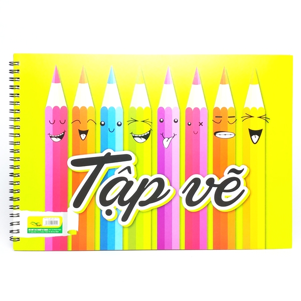Tập Vẽ Lò Xo A4 - Giấy Vàng