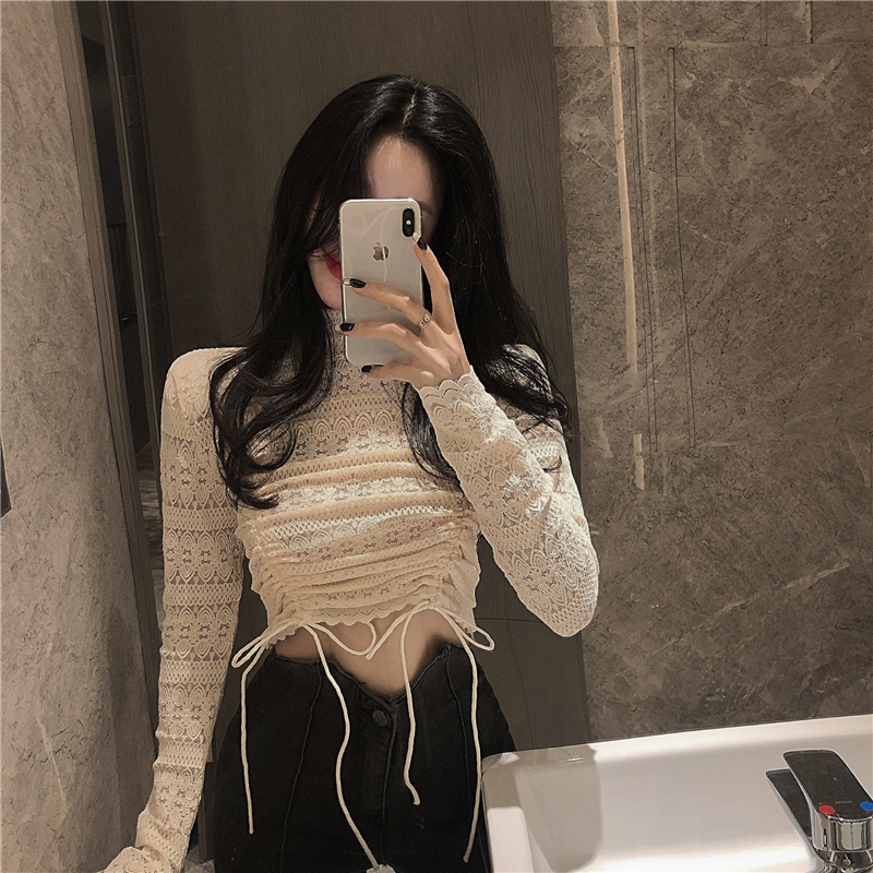 [SẴN] Áo croptop kiểu sơ mi nữ Ulzzang Quảng Châu ASC64