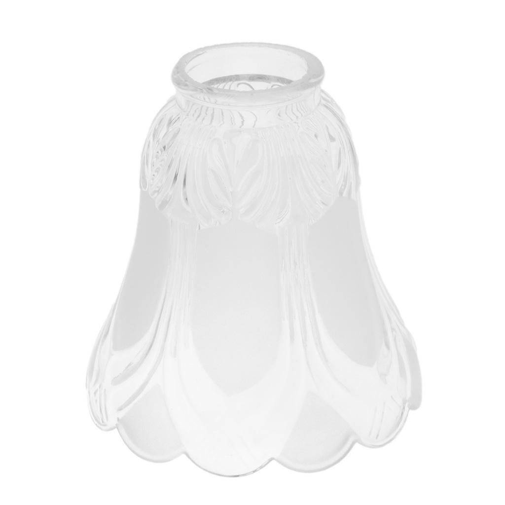 #1 Bell Frosted Glass Shade Ceiling Light Shade Traditional Lamp Shade 2x