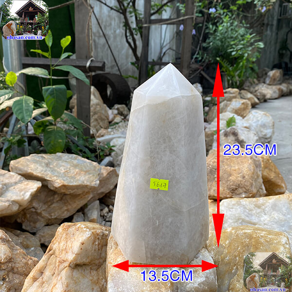Trụ lục giác thạch anh trắng-4.8kg -T617