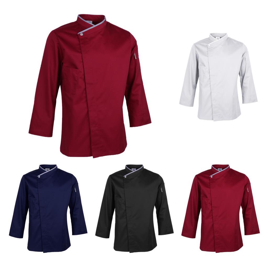 Chef Jackets Coat Long Sleeves Shirt Kitchen Uniform Workwear