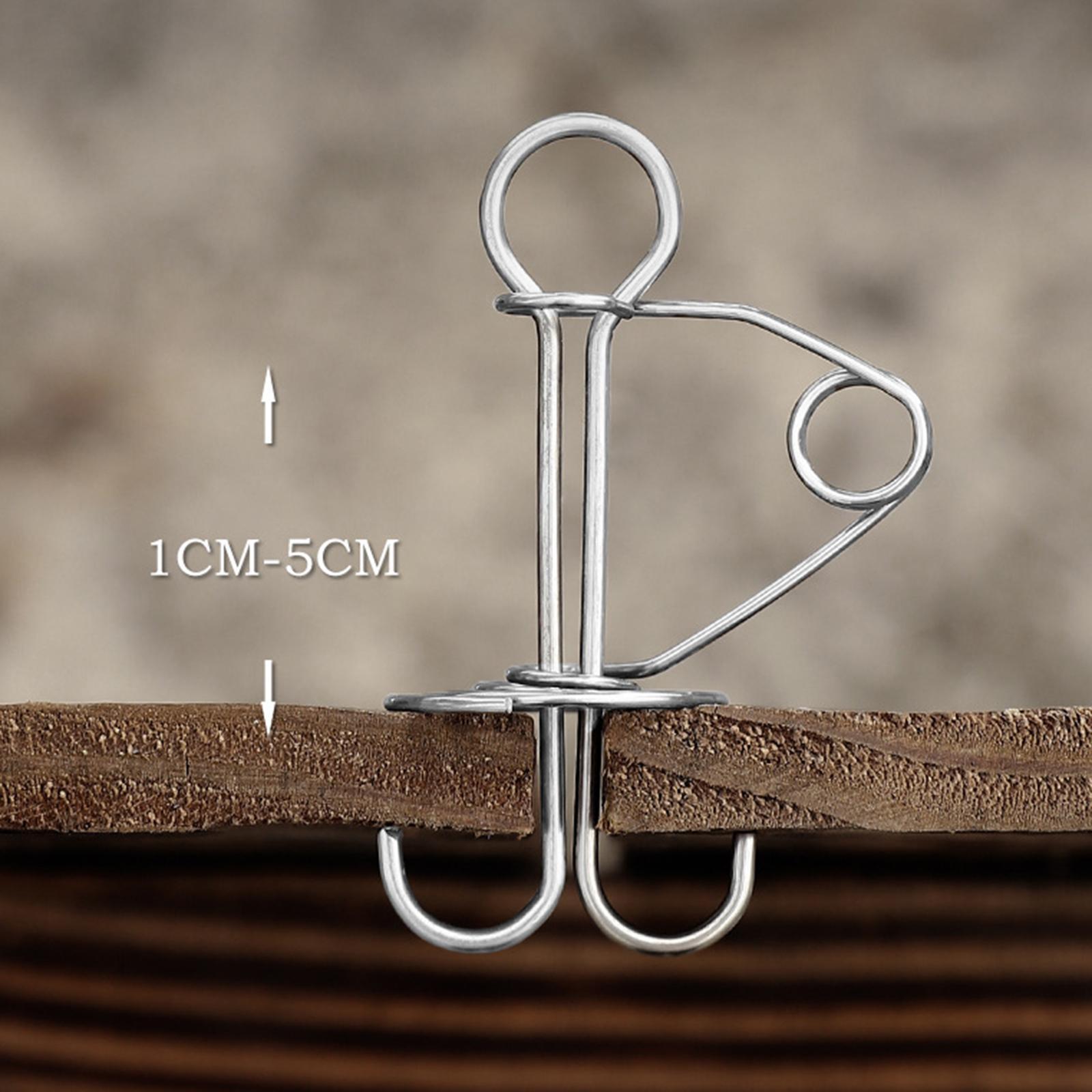 10Pack Deck Tie Down Peg Awning Tent Stakes Cord Adjuster Tensioner Outdoor