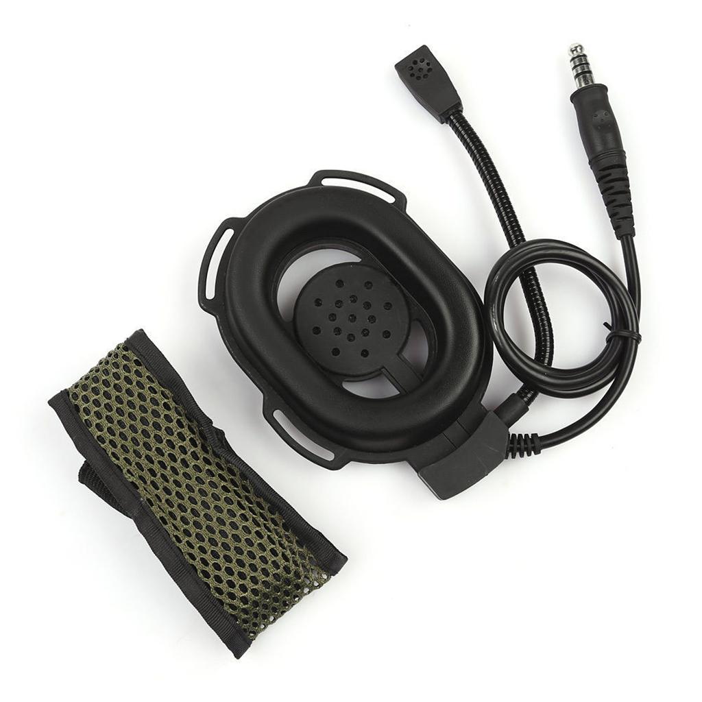 PTT Headband Headphone Earpiece with Mic for Baofeng TYT Kenwood Two Pin Two Way Radio