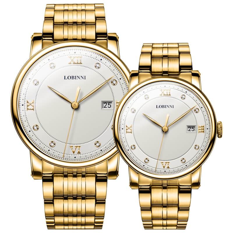 Đồng hồ đôi chính hãng LOBINNI L3012-27