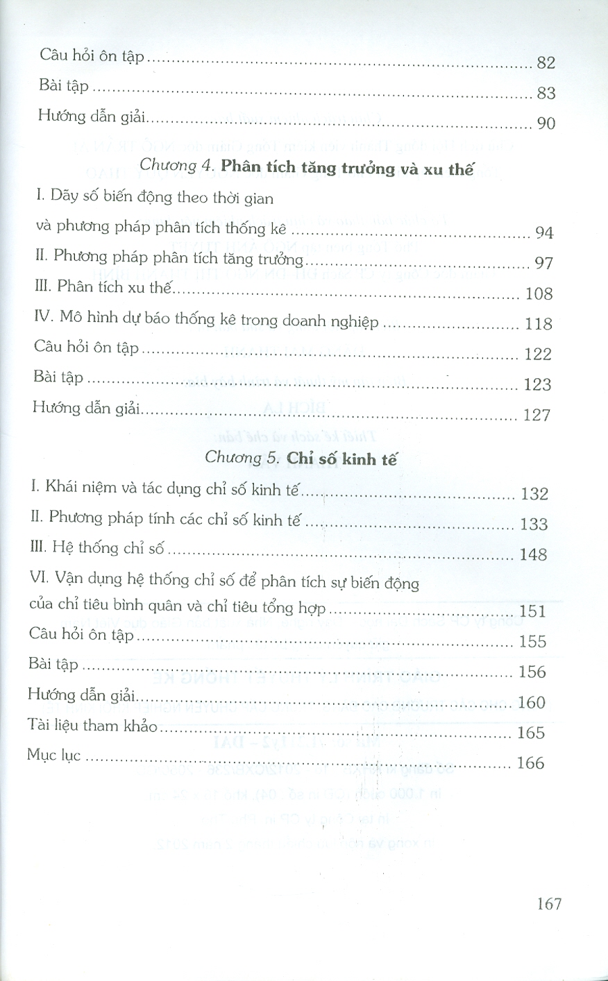 Giáo Trình LÝ THUYẾT THỐNG KÊ (Dùng cho các trường cao đẳng, trung cấp chuyên nghiệp khối kinh tế)