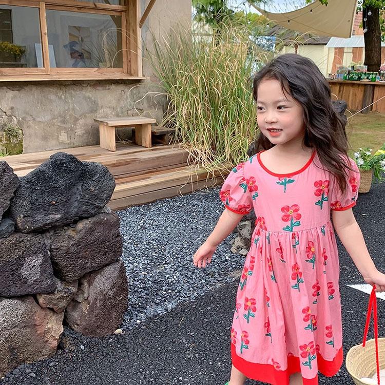 VT86 Size90-130 Set đầm váy bé gái chất đẹp mát Thời trang trẻ Em hàng quảng châu