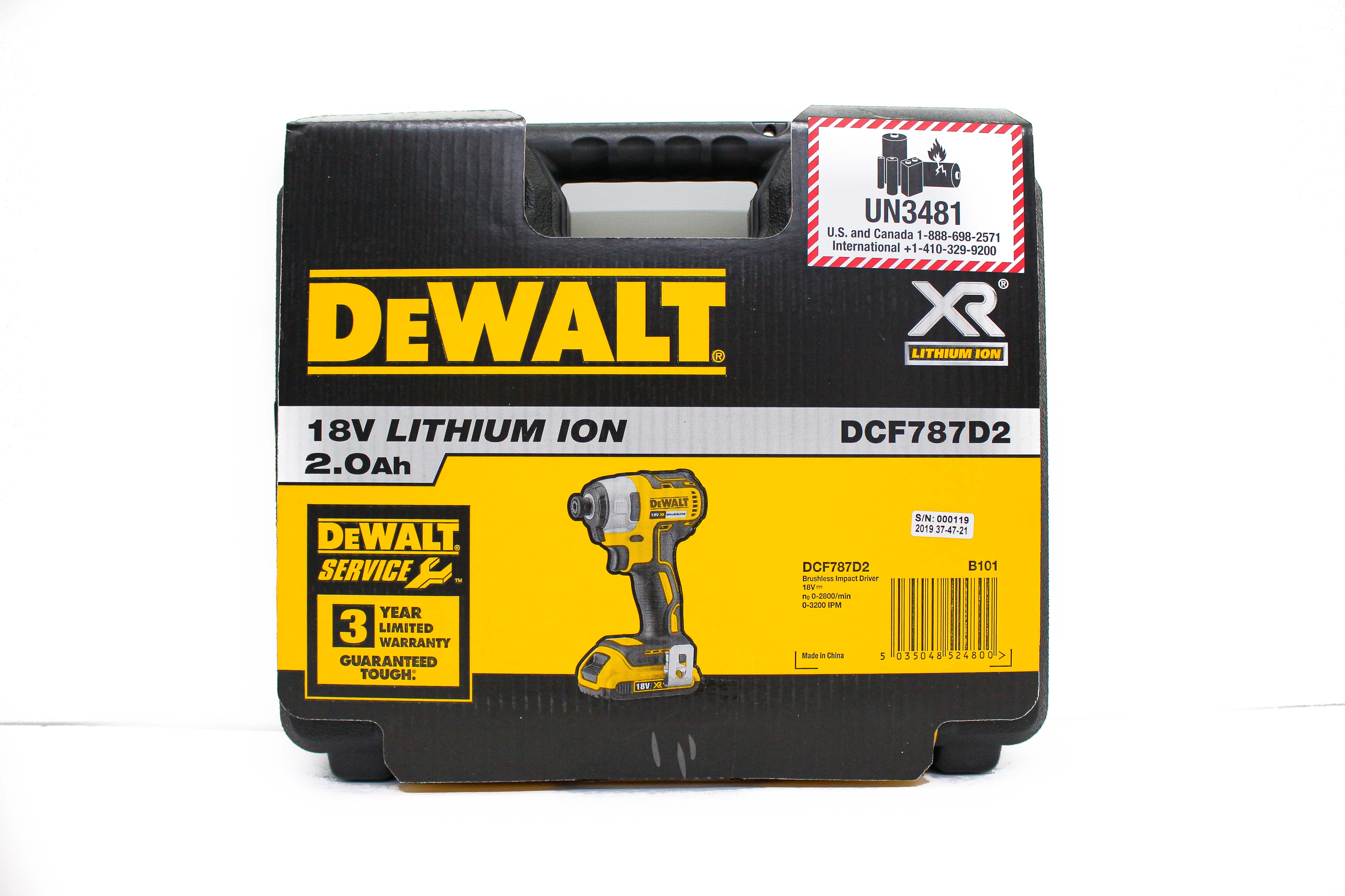 Máy vặn vít cầm tay 18V DeWalt DCF787D2-B1