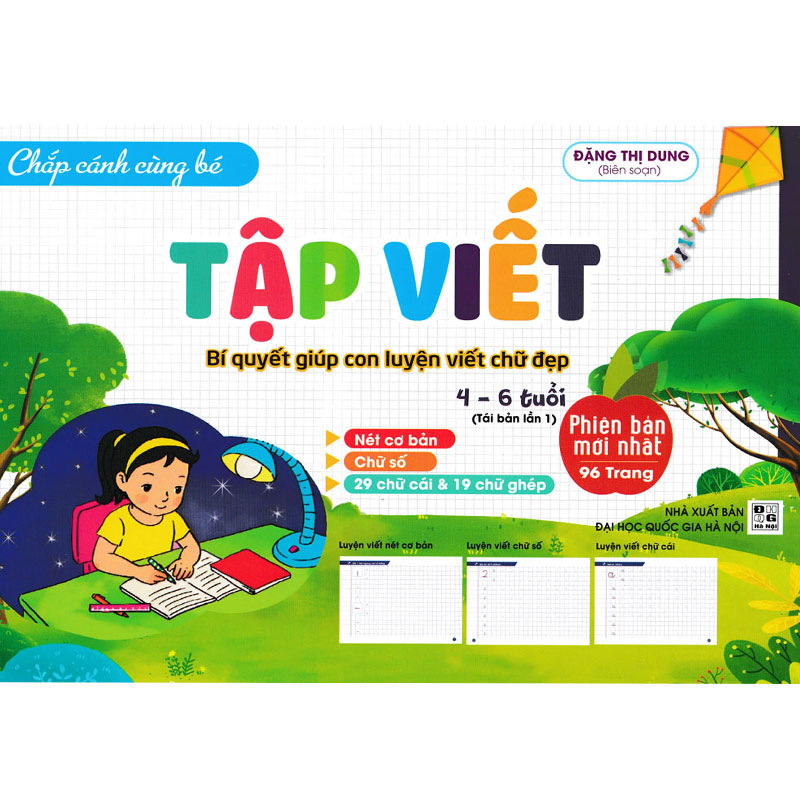 Tập Viết - Bí Quyết Giúp Con Luyện Viết Chữ Đẹp Dành Cho 4-6 Tuổi (ND)