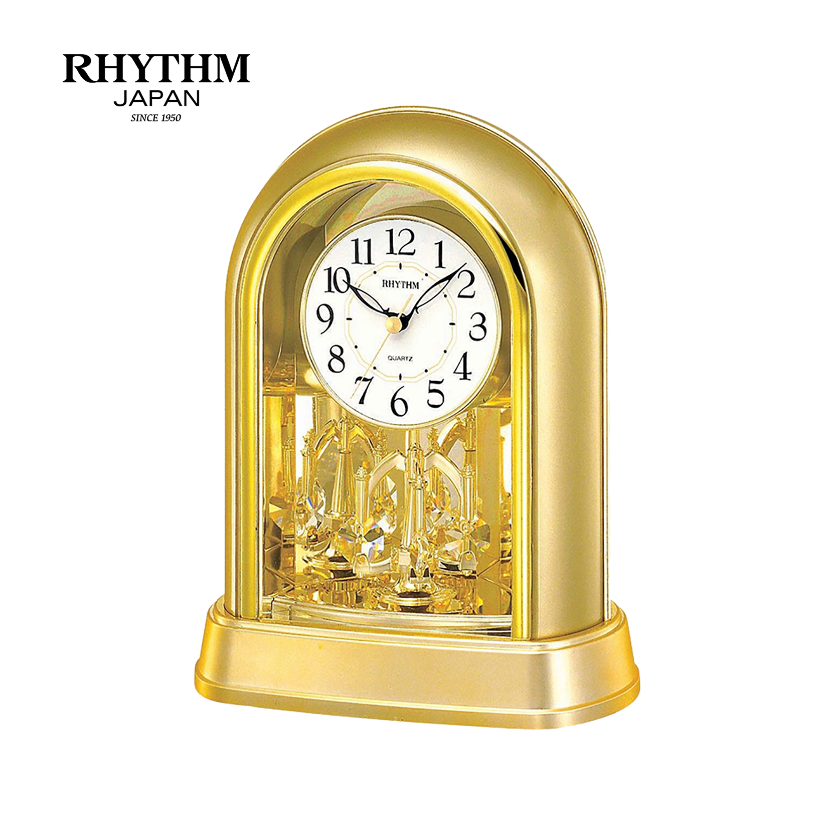 Đồng hồ Rhythm 4SG696WR18 Kt 21.3 x 27.1 x 12.2cm, 1.3kg Vỏ nhựa. dùng Pin.