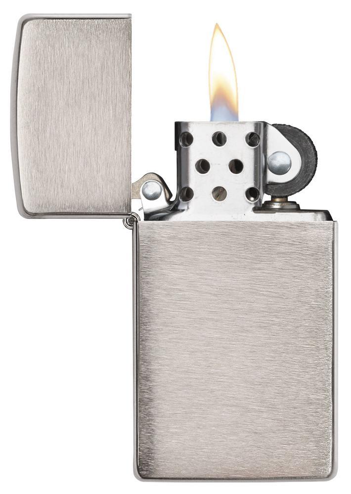 Bật Lửa Zippo Slim Brushed Chrome 1600