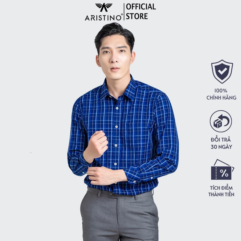 Áó sơ mi dài tay nam ARISTINO phom Regular fit, thiết kế thanh lịch, chất liệu Modal mềm mại - ALS26301