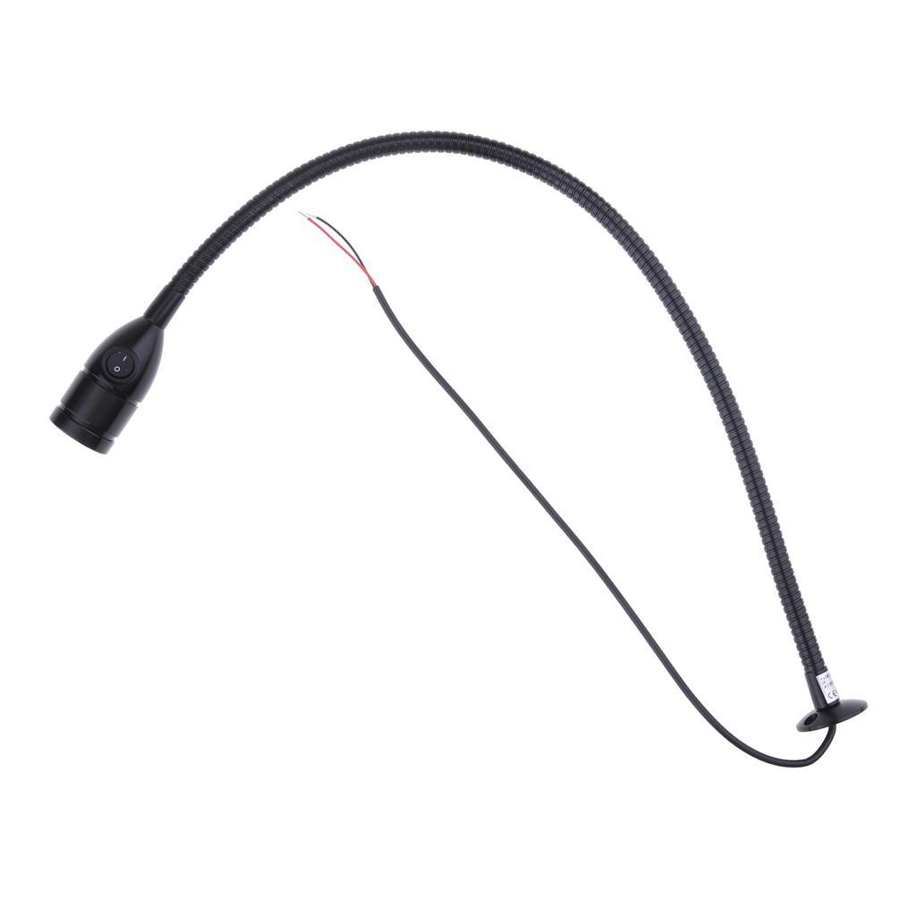 Marine Boat Reading Swivel Lights Desk Lamp 12V 3W