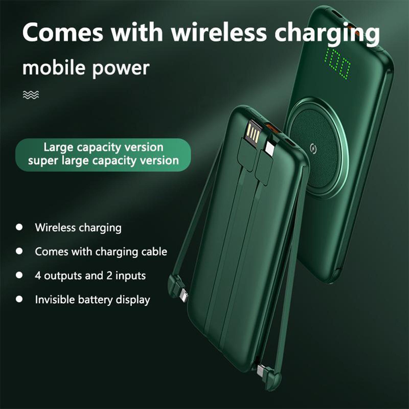 Wireless Charger Powerbank Battery Charger For IOS/Android