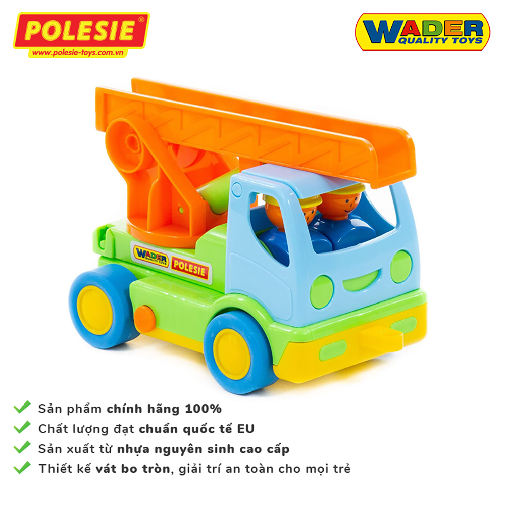 Xe Tải Cứu Hỏa Hali Đồ Chơi, Đồ Chơi Giáo Dục Châu Âu, An Toàn, Phát Triển Tư Duy Sáng Tạo Cho Bé - Polesie Toys 3225