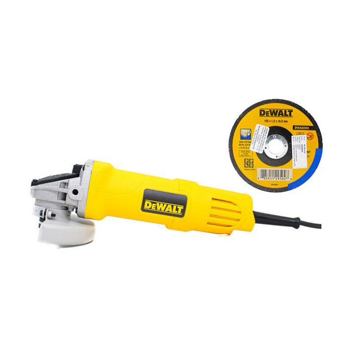 Combo Máy mài cầm tay Dewalt DWE8100T-B1 720W-100mm và Đá cắt inox Dewalt DWA8060-B1 100 x 1.2 x 16mm T1