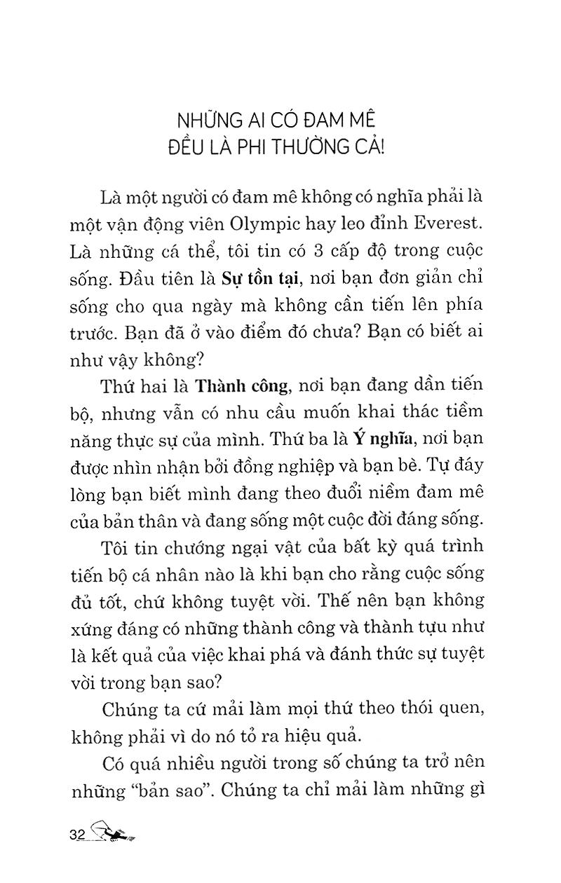 Sống Với Niềm Đam Mê