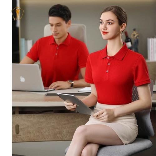 Áo Polo Thun Trơn Cá Sấu TRAZ Chất Vải Cotton 35/65 Dày Basic Unisex Nam Nữ Cao Cấp Thoáng Mát Form Đẹp