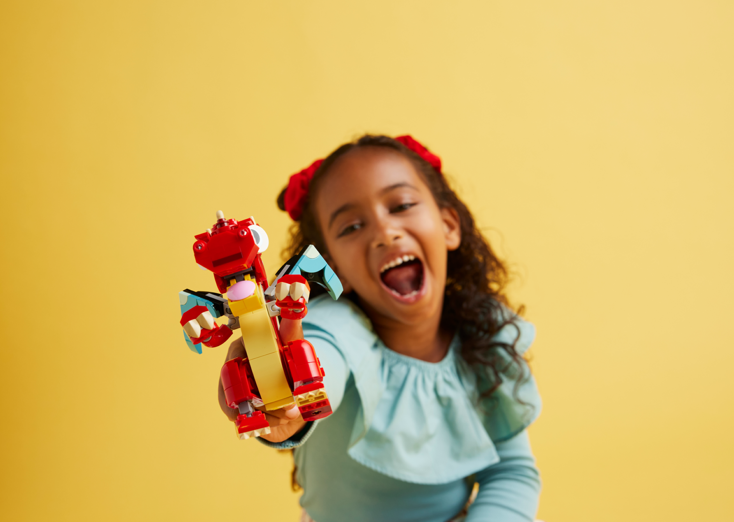 Đồ Chơi Lắp Ráp Rồng Đỏ May Mắn 3 In 1 - Red Dragon - Lego Creator 31145 (149 Mảnh Ghép)