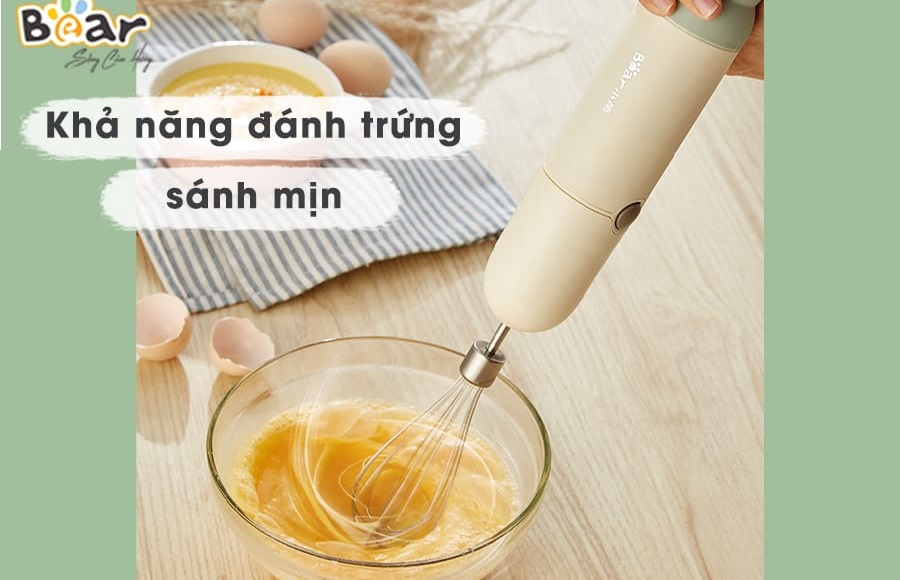 Bộ Máy Xay Sinh Tố Sothing Bear JBQ-B50E1 Đa Năng, Xay Ăn Dặm, Xay Thịt, Đánh Trứng Tiện Lợi- Hàng Chính Hãng