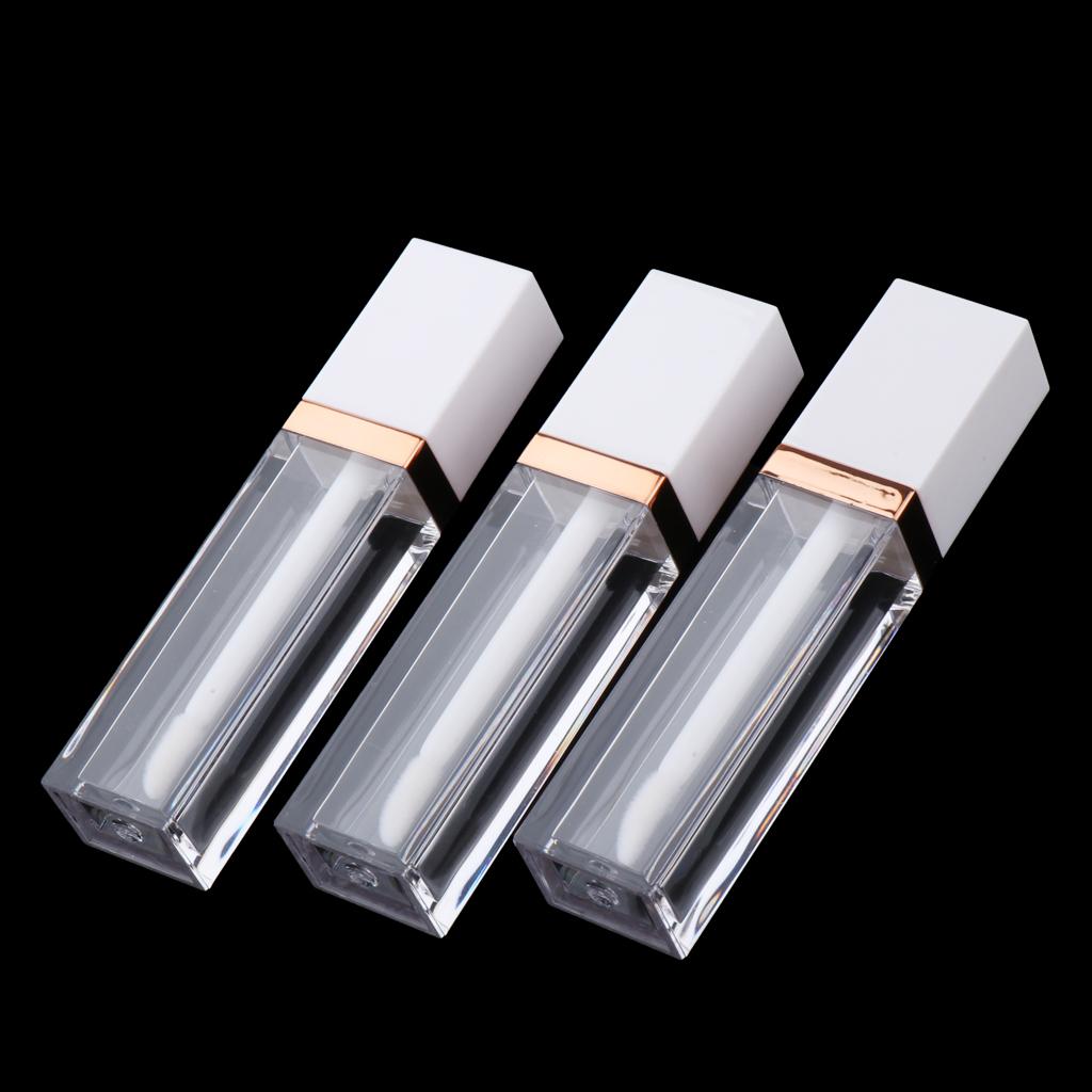 3x Rỗng Lip Gloss Ống Lip Tint Lông Mi DIY Lọ Chai 7ml