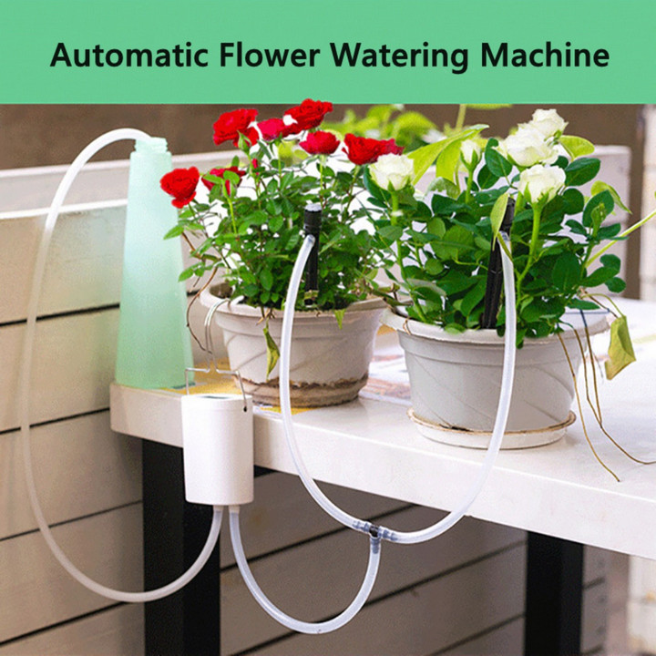 Hệ Thống Tưới Cây 8 Đầu Phun YDJH08 Sạc 1 Lần Sử Dụng 2 Tháng - Home and Garden